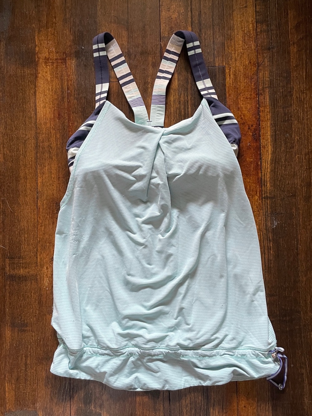 Lululemon Rest Less Tank sports bra tank blue size 6
